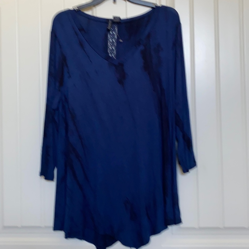 New Direction blue and black tunic size XL